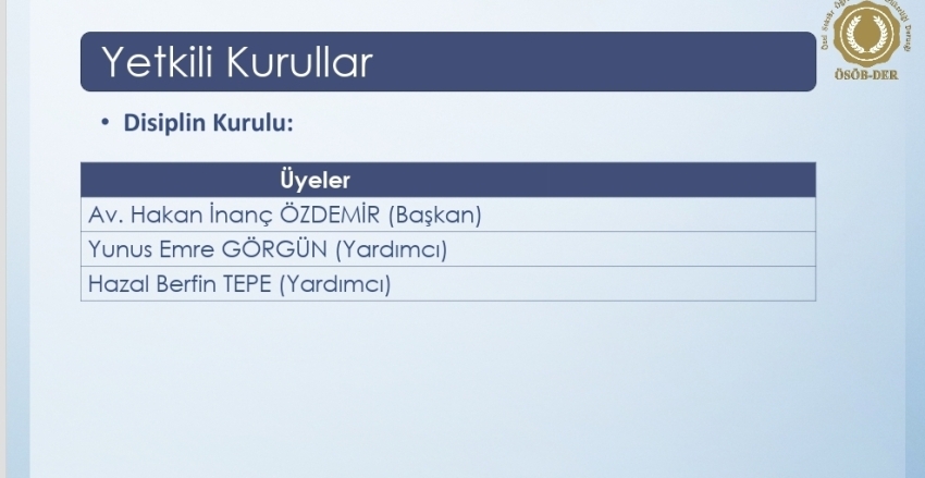 DİSİPLİN KURULU